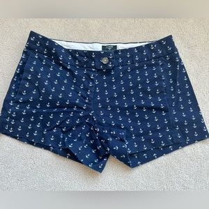 J. Crew city fit mini anchor shorts